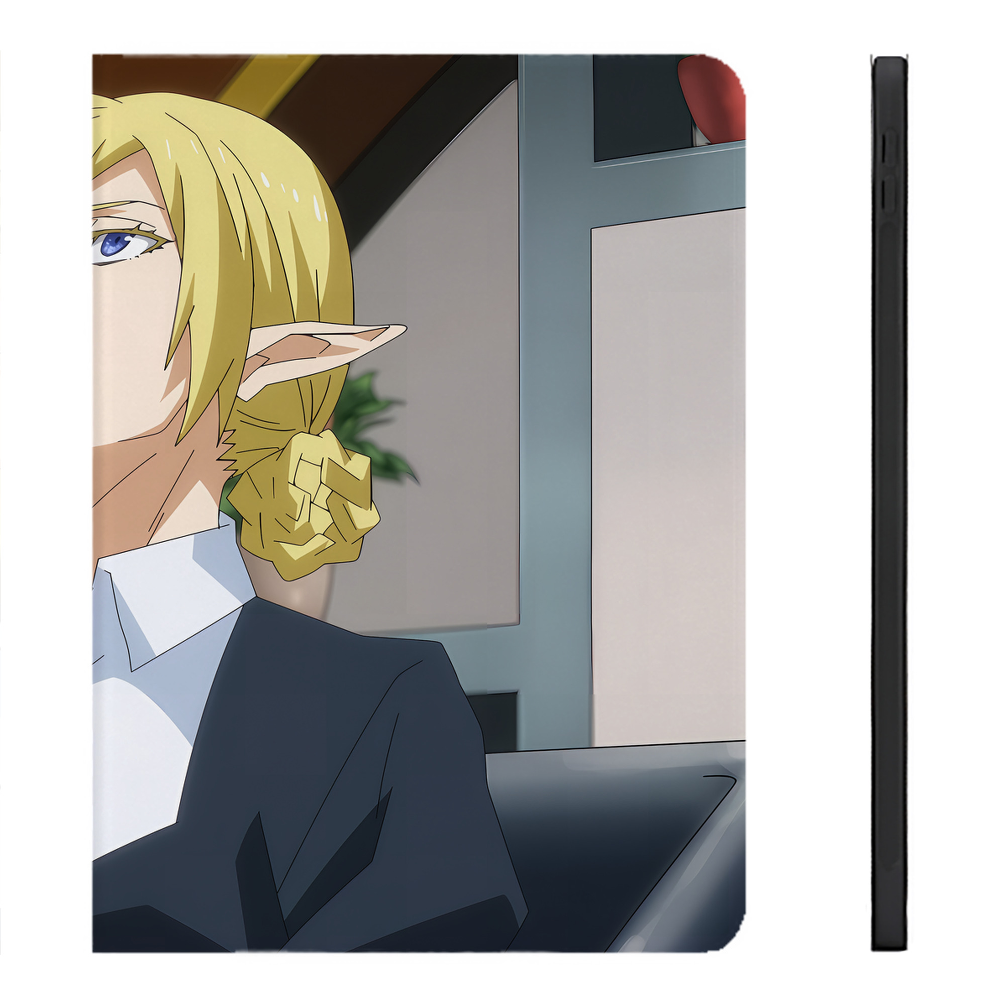 （画像用） 転スラ Regarding Reincarnated to Slime IPadケース ペンホルダー付き ブックスタイルデザイン